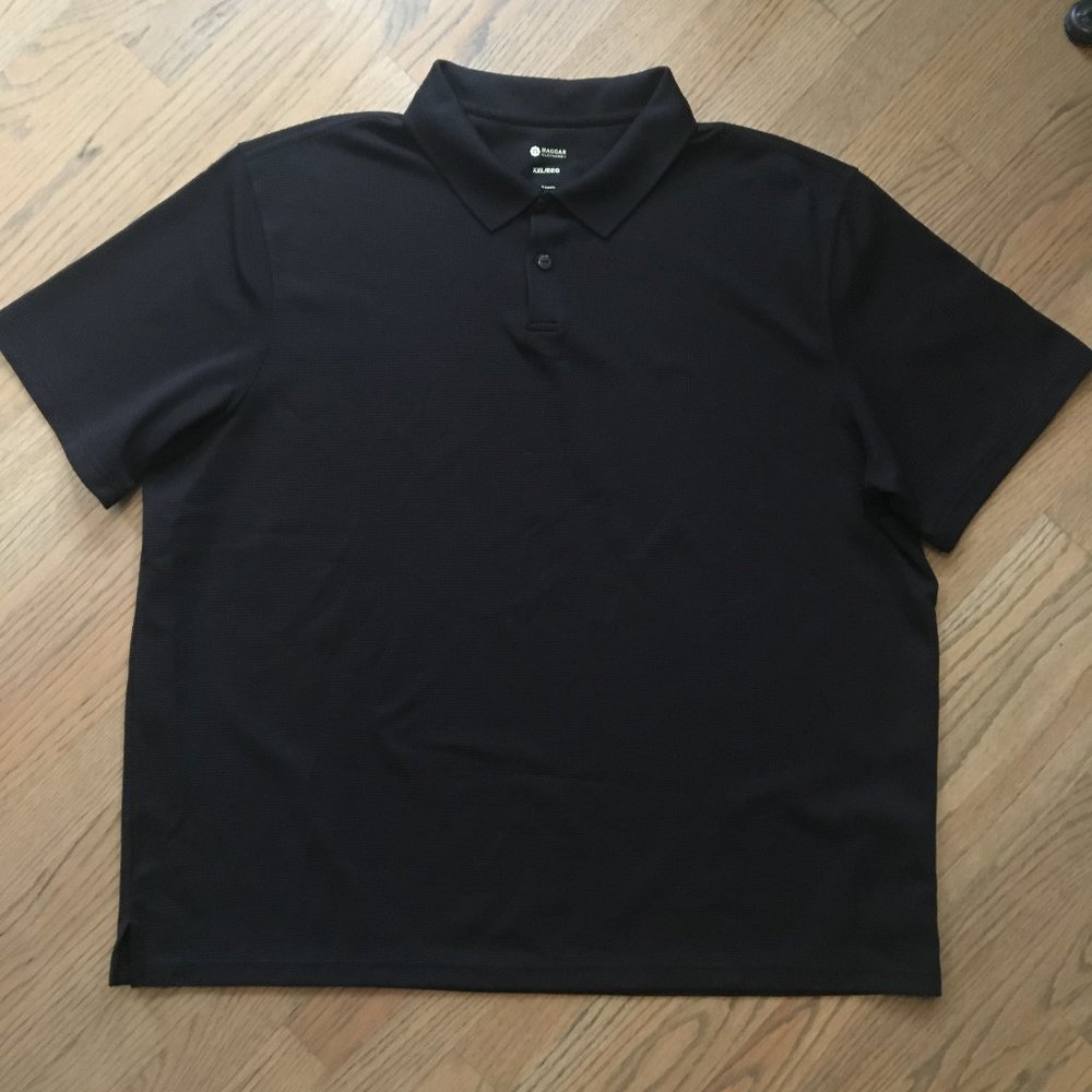 Haggar Black Polo like NEW XXL